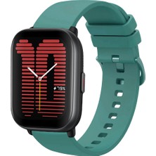Amazfit Active ile Uyumlu Kordon Jel Silikon Tokalı Kayış