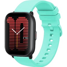 Amazfit Active ile Uyumlu Kordon Jel Silikon Tokalı Kayış