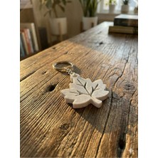 Marsel Dizayn Yaprak Anahtarlık - Şık ve Modern Çanta ve Anahtar Aksesuarı - Hediyelik