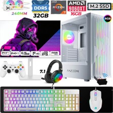 Xaser Astra X580 Ryzen 7 9700X 32GB Ddr5 Ram 1tb M.2 Nvme SSD 16GB RX9060 Xt Sıvı Soğutmalı 24,5" 240Hz Oyuncu Tavsiye Sistem