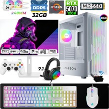 Xaser Astra X650 Ryzen 7 7700X 32GB Ddr5 Ram 1tb M.2 Nvme SSD 12GB RTX5070 Sıvı Soğutmalı 24,5" 240Hz Oyuncu Tavsiye Sistem