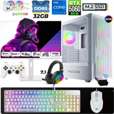 Xaser Astra X790 I7 14700F 32GB Ddr5 Ram 1tb M.2 Nvme SSD 8gb RTX5060 Sıvı Soğutmalı 24,5" 240Hz Oyuncu Tavsiye Sistem