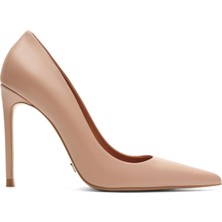 Jabotter %100 Deri Karamel Kadın Stiletto Monaco Deri10 cm Stiletto