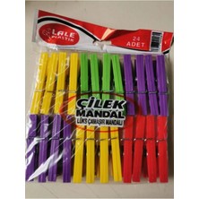 Royaleks Group 24 Plastik Çilek Mandal ROYALEKS-L003