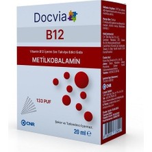 Docvia B12 Metilkobalamin Sprey Damla 133 Puf 20 ml