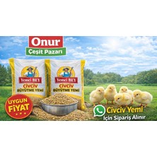 Muhtelif Yemci Bey 25 kg Civciv Büyütme Yemi Granur Yem Toz Yem Kanatlı Grup Yemi