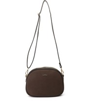 GÖNDERİ Kadın Kahverengi - Süet  Uzun Askılı Omuz Çantası