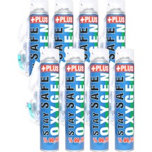 Stay Safe Taşınabilir Medikal Oksijen Plus 8 Adet