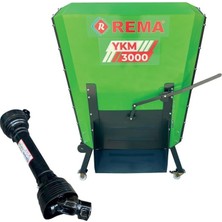 Rema YKM3000 3m³ Traktör Şaftlı Yem Karma Makinesi