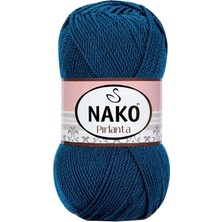 Nako 1 Adet Pırlanta Amigurumi El Örgü Ipi Yünü Petrol Mavi 10328