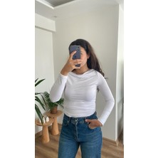 Nihanello Butik Degaje Yaka Bluz