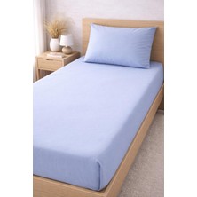 Kurthomeware Tek Kişilik Lastikli Çarşaf Yastık KILIFLI100X200 cm Düz Renk