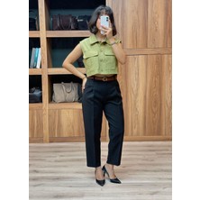 Vazıradk Beli Kemerli Pantolon