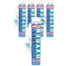 Stay Safe Taşınabilir Medikal Oksijen Plus 5 Adet