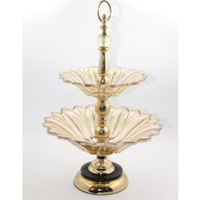 Norino 2 Katlı Cam Şekerlik