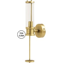 Tel Lighting Yıldız Ikili Boru Aplik Yedek Cam