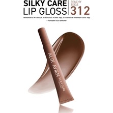 Alix Avien Dolgun Gürünüm ve Nemlendirici Etkili Dudak Parlatıcısı - Silky Care Lipgloss 312 Peachy Beige