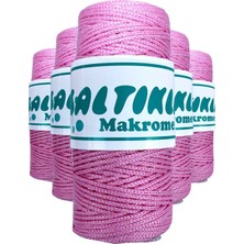 Saltıklar 5 Adet Polyester Simli Makrome Ipi SS-1545