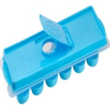 Royaleks Silikon Tabanlı Buzluk Buz Kalıbı Kare Buz Kalıbı Doldur Kullan Mavi Viole