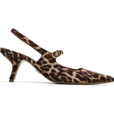 Jabotter %100 Saten Çok Renkli Kadın Stiletto Louvre Saten Stiletto