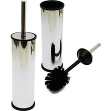 Go İthalat Mikro-1  Eko Metal  Klozet Wc Fırça Seti Düz Kapak (5440)