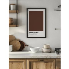 Fuart.Co Cappuccino Kahve Temalı Dijital Baskı Poster (Çerçevesiz) Kafu