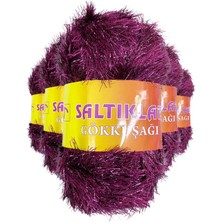 Saltıklar 5 Adet Gökkuşağı El Örgü Ipi Yünü 86