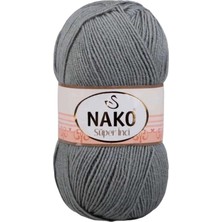 Nako 1 Adet Süper Inci El Örgü Ipi 100 gr Pastel Yeşil 11537