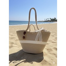 Ms Milasewing Boho-Stil El Örmesi Plaj Çantası –