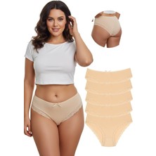 New Lilla 1009 Bato Paça Dantelli 5'li Kadın Külot Paketi