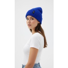 Unisex Fitilli Katlamalı Kışlık Kalın Triko Bere – Basic Stil, Sıcak Tutan, Yumuşak Doku, Dokuma Etiketli, Esnek Yapılı, Günlük Kullanıma Uygun Şapka Unisex Kışlık Fitilli Triko Bere –