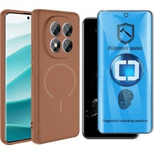 Vendas Xiaomi Redmi Note 14 Pro 5g Kılıf M-Safe Şarj Özellikli Zore Meta Kapak + Polymer Nano Ekran Koruyucu