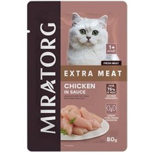 Hype Store Miratorg Sterilised Gravy Kısırlaştırılmış Tavuklu Kedi Yaş Maması 80 gr x 24 Adet