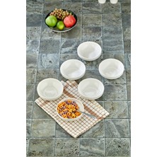 Cooker Lüx 6'lı 13,5 cm Porselen Lyon Kase Servis Sunum Çerez Seti