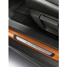 Fams Otomotiv Nissan X-Trail Krom Kapı Eşiği 2022 ve Üzeri 4 Parça Paslanmaz Çelik Abs Çerçeve