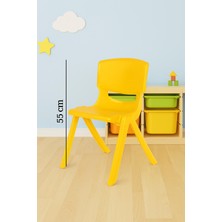 Hak-İş Oyuncak Plastik Çocuk Ana Okulu Sandalyesi | 48×55 cm Ergonomik, Dayanıklı ve Hafif