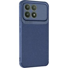 Techno Guru Poco F8 Pro Kılıf Karbon Desenli Şık Darkon Premium Silikon Kapak