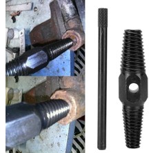 Ters Dişli Kılavuz Boru Sökme Aparatı – 1/2" ve 3/4" Hasarlı Paslı Boru & Kırık Vida Çıkarıcı Spiral Takımı Geri Sarma Anahtarı, Metal Iç Diş Temizleme Aleti (M25-M50)
