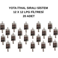 Yota Lpg Ithal Sıralı Sistem 12 x 12 Lpg Filtresi 20 Adet