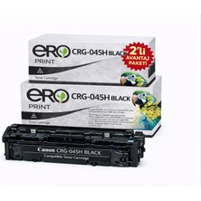 Ero Print 045HBK / Canon i-SENSYS MF-633Cdw Çipli Siyah Muadil Toner - 2'li Avantaj Paket
