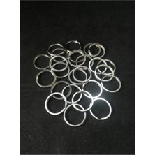 Orhan Çanta Gümüş Kalın Anahtarlık Halkası