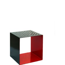 Greenmall Cubix Metal Koltuk - Kırmızı
