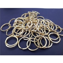 Orhan Çanta 100 Adet 27mm Altın Sarısı Anahtarlık Halkası