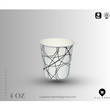 Valtore Karton Bardak 4 Oz Kağıt Karton Kahve Bardağı 2X25 50'li