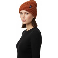 Unisex Fitilli Katlamalı Kışlık Kalın Triko Bere – Basic Stil, Sıcak Tutan, Yumuşak Doku, Dokuma Etiketli, Esnek Yapılı, Günlük Kullanıma Uygun Şapka Unisex Kışlık Fitilli Triko Bere –