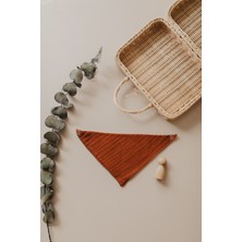 Muuike Müslin 4 Katlı Mama Önlüğü Çıtçıtlı Boyunluk