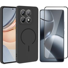 Vendas Xiaomi 14T Pro Kılıf M-Safe Şarj Özellikli Zore Meta Kapak + Cam Ekran Koruyucu