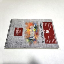 Shop A Way 1986 Linen Pad Keten Tuval Bezi Defteri (364GR Gessolu) Boyama ve Yağlıboya (A5)