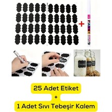 Shop A Way 25 Adet Kavanoz Baharat Kalemli Sticker Etiketi MIT1102