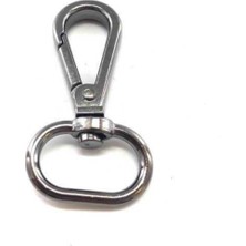 Orhan Çanta Makrome Anahtarlık Klipsi Lüks Füme 5 Li Paket